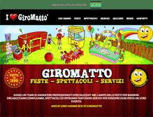 Tablet Screenshot of giromatto.it